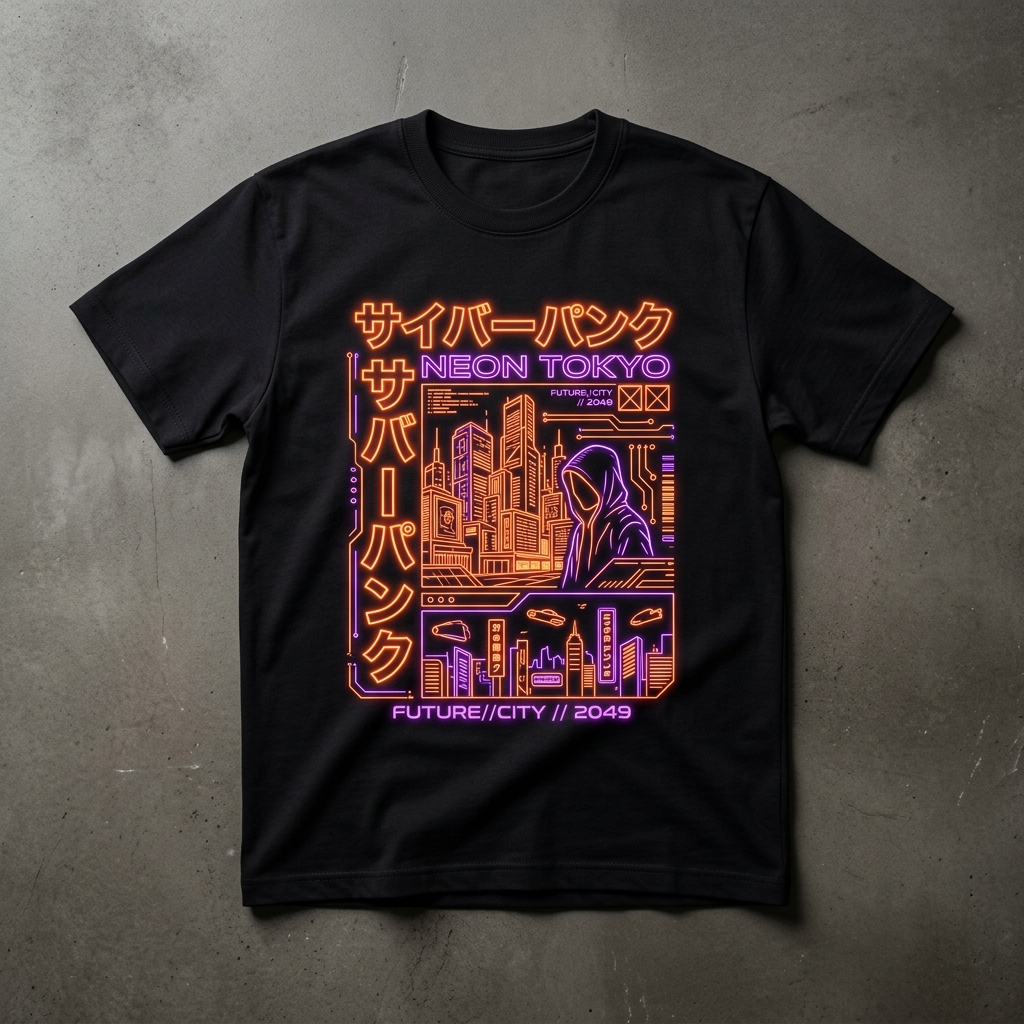 Abstract Fluid Orange Premium Tee hover view